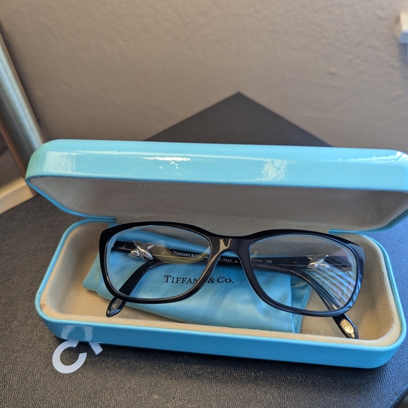 Tiffany & Co.TF 2074 Black and Blue Women's Glasses - Picture 1 of 10